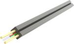 SAMM Cablu fibra optica 2 fibre flat drop SM, 100N, intarziere la flacara, protectie apa, LSZH, int/ext - SAMM 002F-U-(ZN-2P)H-1x2-A2 (002F-U-(ZN-2P)H-1x2-A2)