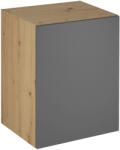 Tempo Felső Szekrény, Artisan Tölgy/Szürke Matt, Univerzális, Langen G60G
