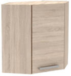 Tempo Felső Sarokszekrény 1DV, Tölgy Sonoma, Nova Plus NOPL-013-OH