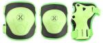 Nils Extreme Görgőskorcsolya, gördeszka és robogó védőkészlet Nils Extreme H704 L fekete|zöld