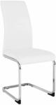 TEMPO KONDELA Étkező Szék, Fehér/Króm, Vatena - fizz