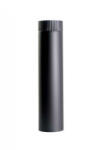  Füstcső 500 mm fekete fi 150 mm 0, 6mm falvastagság (13673) (PE-7041)