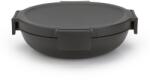 Brabantia Bol pentru prânz MAKE & TAKE 1 l, gri închis, Brabantia (BRAB206009)