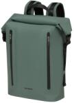 Samsonite COATIFY laptoptartós vízálló, két oldalt rögzíthető roll-up hátizsák 15, 6"-zöld 156087-1388 - taskaweb
