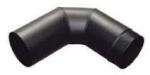  Füstcső 1mm könyök 90° átm. : 105mm (PE-3682)