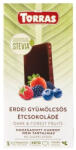 TORRAS gluténmentes étcsokoládé steviával - erdei gyümölcs 125g