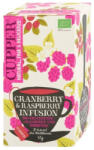 Cupper bio cranberry&raspberry tőzegáfonya-málna tea (20x2, 5g) 20db