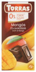 TORRAS glutén-, és cukormentes étcsokoládé - mangó 75g