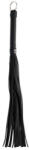 Guilty Pleasure Korbács, Guilty Pleasure, Whip Black, 36-40 cm, fekete, PVC, könnyű, BDSM és fetish szerepjátékokhoz, kezdőknek is ideális