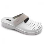 LEON V265 LEON Comfort női bőr klumpa (LEON6333-fehér38)