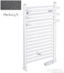 Radeco ARIA A1-400/1 490x435 törölközőszárítós radiátor, MERKURY 5 (metál sötétszürke) színben (Radeco_ARIA_A1_400_1_MERKURY5)