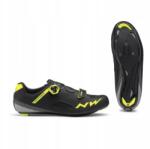 Northwave Kerékpáros cipő Northwave Core Plus méret 42 Black Yellow fluo (80191014 04)