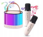  Mini Karaoke Szett 2DB Mikrofon Vezeték Nélküli Hangszóró Gyerekeknek (Galopi)