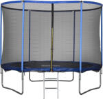 HomCom Trambulin gyerekeknek és felnőtteknek Φ305cm kék színes