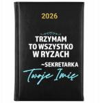 FunnyCase Könyvnaptár 2026 Mindent Kordában Tartok Fekete Tervező Ajándék Wz (Kalendarz Czarny TRZYMAM WSZYSTKO W RYZACH)