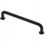 GTV Bútorfogantyú Nord Reling Fekete Matt Loft L-128 (01.GTV.UZ.NORD.128.20)