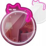  Tükör fali tükör lógó Led háttérvilágítású neon lógó macska cica (FMNE03)