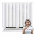 Xzhome Fátyol Függöny Fehér Klasszikus Ablak Dekoráció Konyha vagy Nappali 300x150T (wef34wef3432)