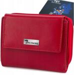 Beltimore Női bőr pénztárca RFiD bőr kártyatartó klasszikus szép piros Beltimore (A08red)