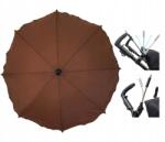 Skyline Babakocsi napernyő, barna, kerek, napvédő, 75 cm, UV50 szűrővel (PS201600s13)