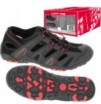 LAHTI PRO Munkavédelmi Cipő Túraszandál Pu/kötött Fekete-piros 41-ES (L3061541)