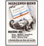  Mercedes Grand Prix Racing fali poszter A3 (wyścigi samochodowe)
