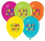 Godan Happy Birthday feliratos, csillagos luficsomag, 30 cm - 5 db (193779)