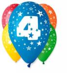 Godan Színes számos lufi 5 darabos - 4 (GS110/4) - ejatekok