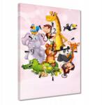 ZeSmakiem Órák 30x40 Trópusi állatok (H8739M_Z1D_30x40cm AZ)