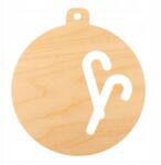 Loveart Fa dísz medál gömb 6cm Loveart Decoupage dekoráció (1586)