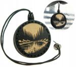  Autóillatosító fa medál Deconet Black Premium Tó