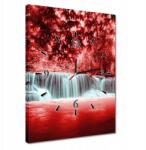 ZeSmakiem Órák 30x40 Vörös vízesés Kaszkád (H3404M_Z1D_30x40cm AZ)