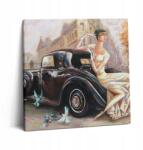 Wallfluent Vászonkép Canvas Dekoratív Vendégszoba Nő Retro Stílus (010030010270000075271)