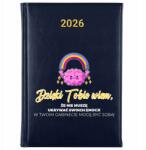 FunnyCase Könyvnaptár 2026 Nem Kell Elrejtenem Az Érzelmeket Lila Pszichológusnak (Kalendarz Granatowy NIE MUSZĘ UKRYWAĆ EMOCJI)