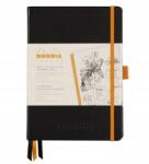 Rhodia Jegyzetfüzet Rhodia Rhodia Goalbook fekete A5 pöttyös Hardcover (3037921187722)