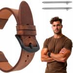 Polax Hosszú óraszíj 24mm, 2XL méret 235-250mm (CHrArCzB242XLCgBr)