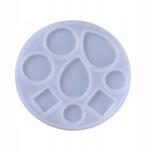 e-kreatywni Szilikon öntőforma, különböző formák műgyanta öntéshez 92mm