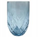  Dekoratív üvegpohár 250 ml kék (100647/3203892)