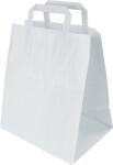 Allbag Papírzacskó lapos fogantyúval 25x11x32cm fehér 25db