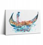 Wallfluent Fotótapéta Szoba Inspiráló Absztrakt Olaszország Gondolák 30x20 cm (010030010150000074851)