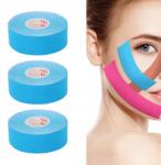  3x Arcszalag Tapaszok Arc Tapinghoz Kineziológiai Szalag Tapaszok 2.5cmx5m (6955425574824)