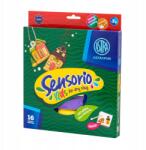 ASTRA Könnyű plasztikus massza Astrafun Sensorio Kids 16 szín különböző minták (5901137206998)