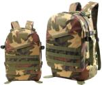 EdiBazzar Katonai Taktikai Túra Hátizsák XL zöld terepmintás nagy férfi (5905204480052)