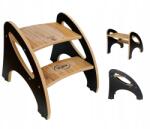 Skyline Lépcsőfokos fellépő fekete barna gyerekeknek és felnőtteknek konyhába fürdőszobába Mdf 40cm (YW-OMQL-LVZS)