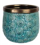 DEcodomi Virágtartó fedél türkiz arany Ø16 DEcodomi (09.123.16)