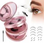 Pinpai Mágneses Műszempilla Szett 8PÁR újrafelhasználható+Segéd klip (MAGNETYCZNE SZTUCZNE RZĘSY ZESTAW)