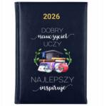 FunnyCase Könyvnaptár 2026 A Legjobb Tanár Inspirál Lila tervező minták (Granat NAJLEPSZY NAUCZYCIEL INSPIRUJE)