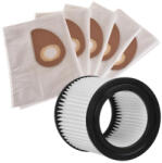  Porzsák és mosható szűrő csomag Nilfisk Buddy II 12/18 porszívókhoz (5 porzsák + 1 szűrő)