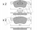 Metelli Fékbetét Ford Fiesta VII 1.0 17- 22-1142-0/MET