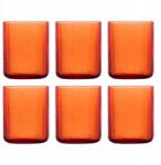 Westwing 6 db-os pohár szett Ichendorf Kokhi 320 ml narancssárga kézzel készített (313.022)